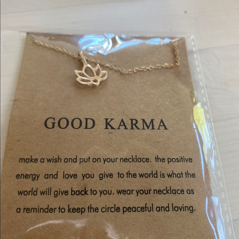 Good Karma Gold Plated Necklace